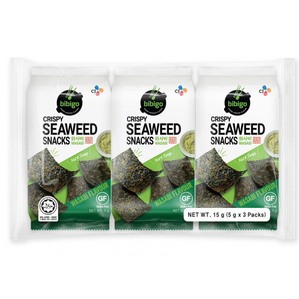 CJ Bibigo Crispy Seaweed Wasabi Flavor