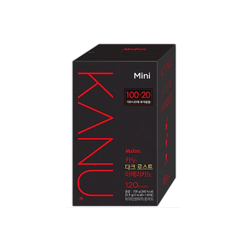 Dongsuh Maxim Kanu Darkroast Americano(1.6g*10t*10)