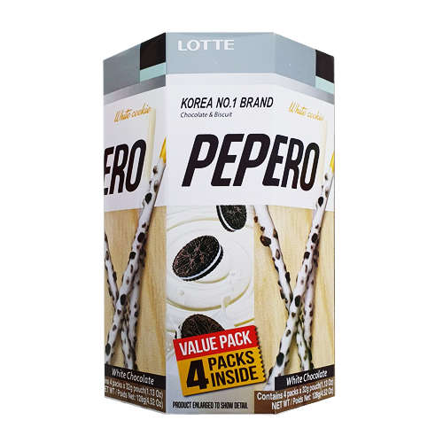 Lotte White Cookies Pepero L (128G*9)
