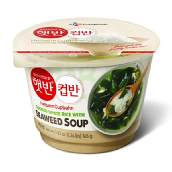 CJ Cup Rice With Seaweed Soup (165g*18)