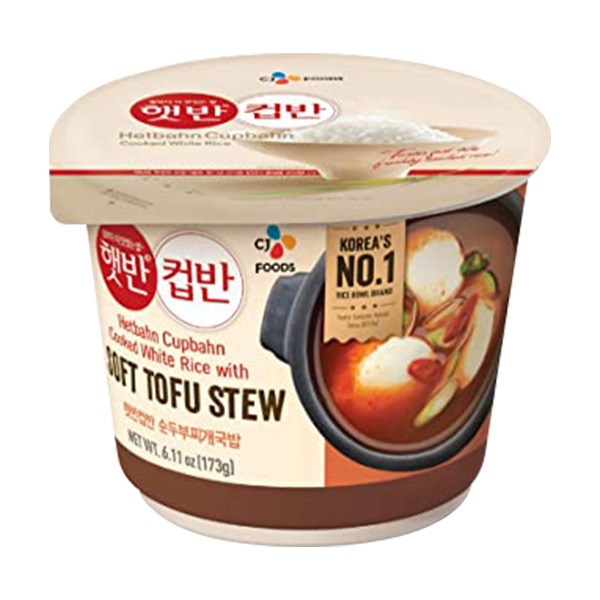 CJ Cup Rice With Spicy Soft Tofu Soup (173.7G*18)