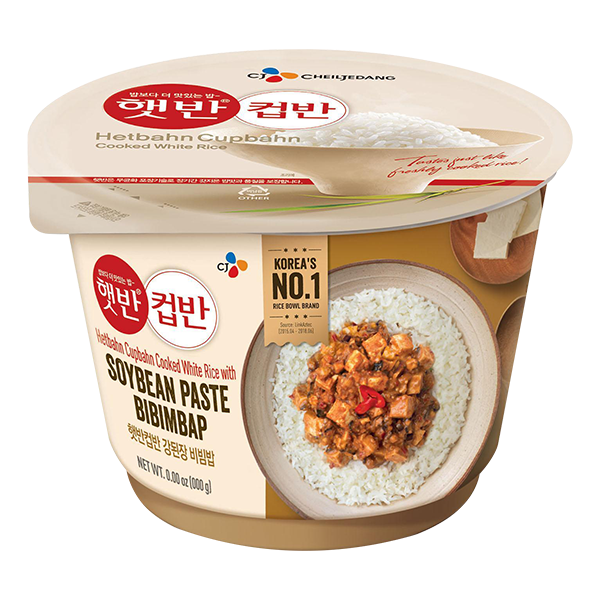 CJ Cup Rice With Soybean Paste Bibimbap (280G*18)