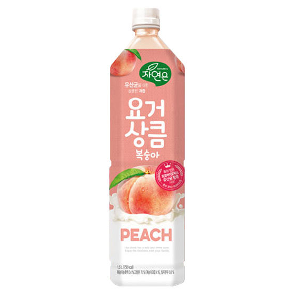 Woongjin Nature's Yogurt Peach Pet (1.5L*12)ㅅ