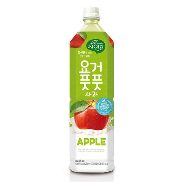 Woongjin Nature's Yogurt Apple Pet (1.5L*12)