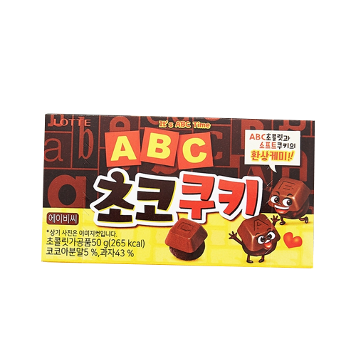 Lotte Abc Chocolate Cookie (50G*32)