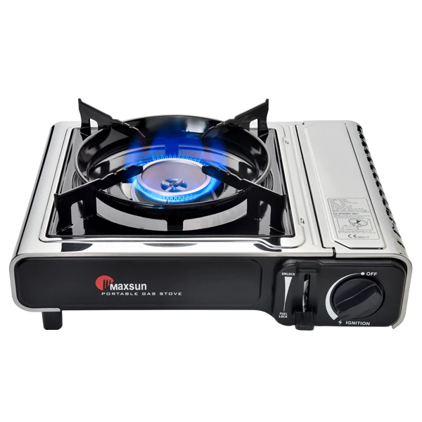 Maxsun COOK STONE Single Portbale Gas Stove Black (4pcs)