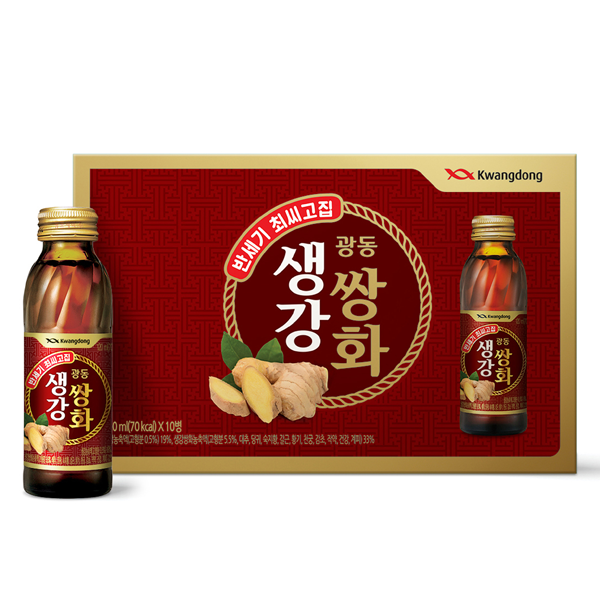 Kwangdong Herbal Drink Ginger (120ml*10)*10