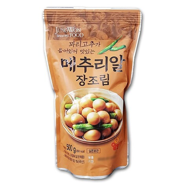 Jungwon Braised Quail's eggs (Retorted) (500g*10)