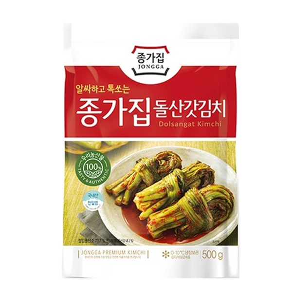 Jongga Mustard Leaves Kimchi (500g*10)