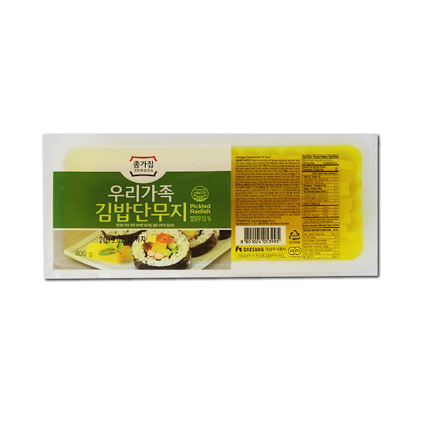Daesang Ofood Pickled Radish for Sushi(400g*18)