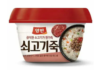 Dongwon canned rice porridge with beef (287.5g*24)