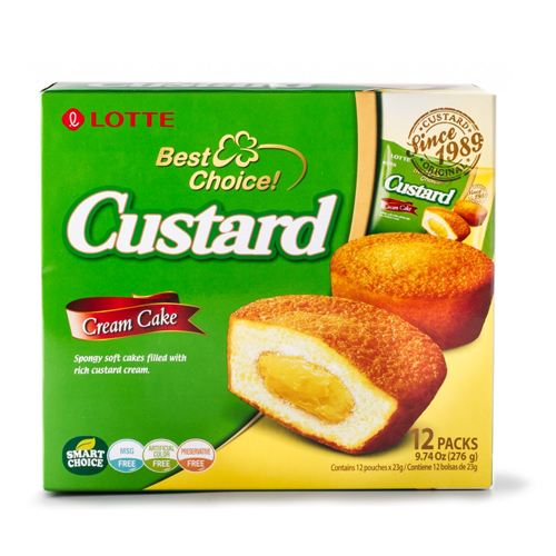 Lotte Custard Cake (23G*12P*8)