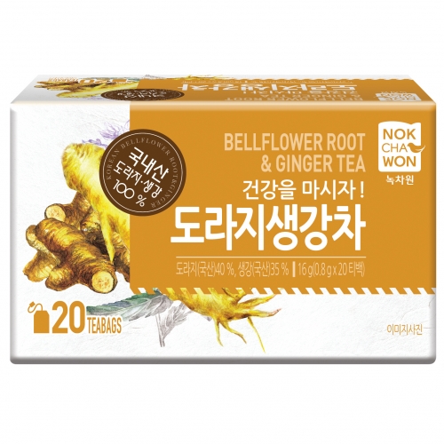 Nokchawon Bellflower root& Ginger tea 20T(16g*12)