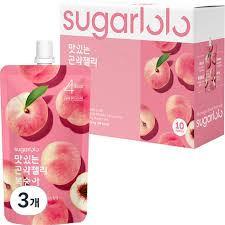 Sugarlolo Konjac Jelly Peach(150g*10p)*4