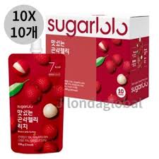 Sugarlolo Konjac Jelly Lychee(150g*10p)*4