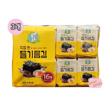 Sunggyung Perilla Oil Seasoned Sliced Laver(4g*16ea)*8pk