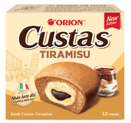 Orion Custas Cake Tiramisu(23.45g*12PK*8)