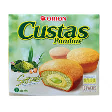 Orion Custard(Pandan)(23g*12Pk*8)