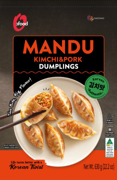 DS Ofood Kimchi&Pork Dumplings(AU)(630g*12)