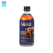 GS25 YOUUS 1400 Hazelnut Black Coffee(500ml*24)
