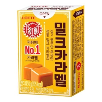 Lotte Milk Caramel(50g*12pk)*6
