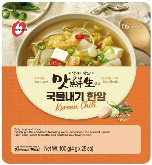 Daesang Korean Chili Coin Broth Tablets(100g*10)