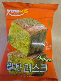 GS25 YOUUS Matcha Rusk(100g*16)