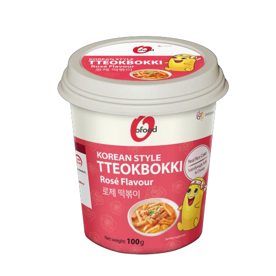 Daesang O'Food Cup Tteokbokki(Rose)(100g*24)
