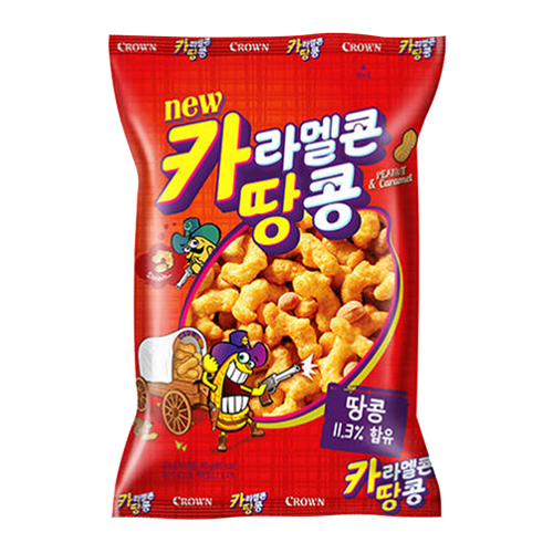 Crown Caramel & Peanut Sncak (150g*12)