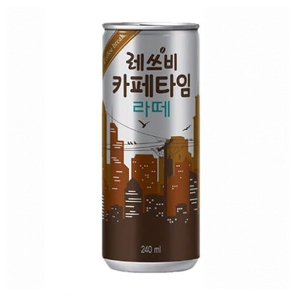 Lottechilsung Let'S Be Cafe Time Coffeelatte (240Ml*30)